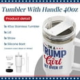 thumbnail image 2 of Trump Girl Tumbler with Handle 40oz, Stainless Steel Insulated Tumblers Coffee Travel Mug, American Gifts for Women, 2 of 6