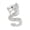 Black & Silver, variant on Rhinestone Dragon Brooch Pin for Women Chinese Zodiac Dragon Brooch Collar Pin Fashion Clothing Coat Jewelry Party Accessories