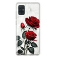 thumbnail image 1 of MUNDAZE Samsung Galaxy A51 White Marble Red Roses Double Layer Phone Case Cover, 1 of 6