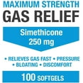 thumbnail image 4 of Puregen Labs Gas Relief Simethicone 250mg. Maximum Strength - 100 Softgels - 1PK, 4 of 6