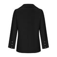 thumbnail image 5 of Blmnix Dressy Jackets for Women Blazer Black Work Solid Long Sleeve Long Suit Tops for Teen Comfy, 5 of 9