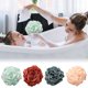 thumbnail image 1 of Esponja de baño Esponja Esponja Corporal Suave No Dispersiva Esponja Vegetal | Bola de baño exfoliante suave de dos tonos para pieles sensibles | Lujoso puff de ducha de espuma con lazo para colgar, 1 of 7
