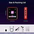 thumbnail image 6 of 32GB MP3 Player JOLIKE Portable MP3 Player with FM Radio Bluetooth 5.0 Touch Screen, 6 of 8