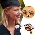 thumbnail image 2 of SUSHANG Graduation Season Earrings 2024 Graduation Gift for Her Earring As A Graduation Present Accessories for Wooden Jewelry, 2 of 8