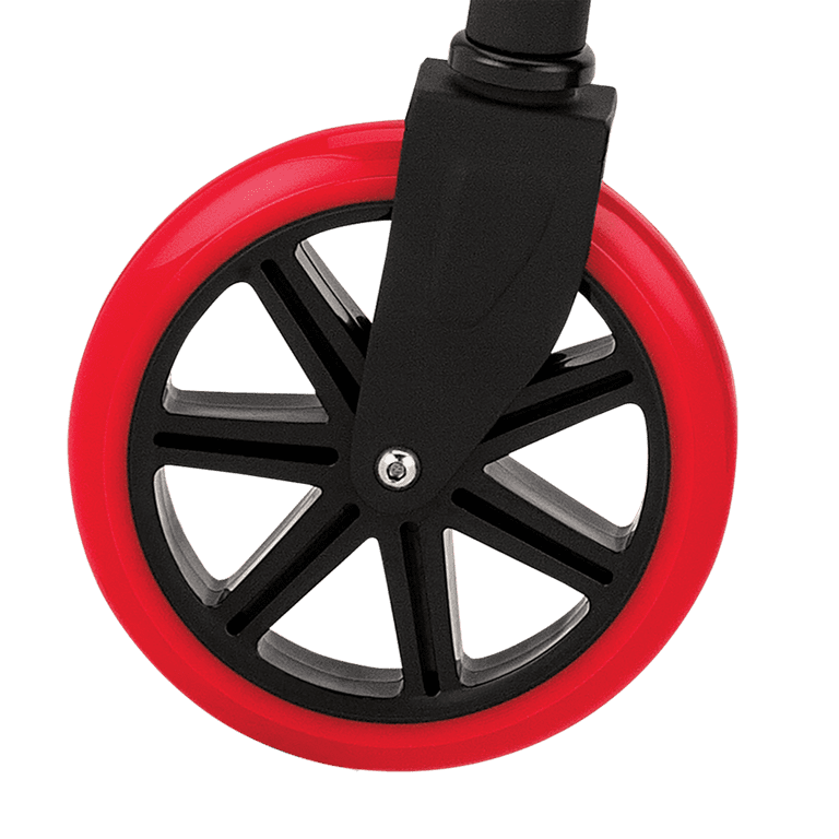 Razor Carbon Lux Kick Scooter - Red/Black, Spoked Large Wheels