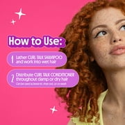 Not Your Mothers Curl Talk Curl Care Shampoo and 3-in-1 Conditioner Set, 12 fl oz, 2 Pack