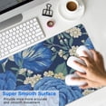 thumbnail image 4 of Long Mouse Pads for Desk,Pioneer Flower Floral Print Pattern Desk Mats on Top Of Desks, Desk Mouse Pad Extra Large with 3mm Non-Slip Base and Stitched Edge for Gaming,Office,Work,Home 31.5"x11.8", 4 of 6