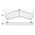 thumbnail image 2 of Centric Parts 102.09090 102 Series Semi Metallic Standard Brake Pad, 2 of 4
