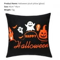 thumbnail image 2 of Wangscanis Pillow Cover, Halloween Cartoon Patterns Print Square Pillowcase, 2 of 6