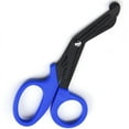 thumbnail image 3 of Bandage Shears, Stainless Steel Scissors with Serrated for Cutting Gauze Bandages Canvas Wool, Ergonomic Handle Design, 3 of 8