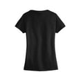 thumbnail image 6 of District Made Ladies Super Slub Neck Tee-XS (Black), 6 of 6