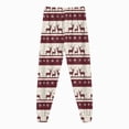 thumbnail image 6 of sdbrld Toddler Kids Fall Pajamas for Boys Girls Christmas Pajama Cute Xmas Graphics Shirt Long Sleeve and PJs Pants Two Piece Sleepwear Outfit Sets Wine Sizes 4-5 Years, 6 of 9