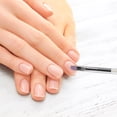 thumbnail image 2 of 1 Pc Pinceles de pintura de uñas cuadradas pequeñas de color fantasía para pintura de esmalte púrpura, 2 of 6