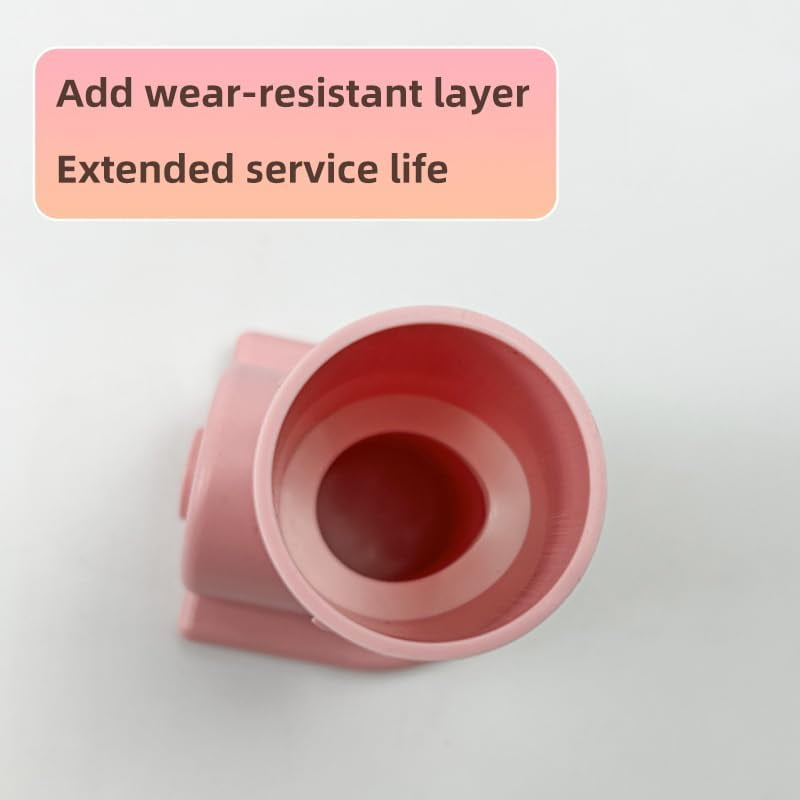 ABCISI 2025 New i Cord Knitting Machine, Rope Knitting Mill Mid End Braiding Machine, Ceiling Style Double Guide Mouth Groove Upgraded Weaving Artifact Yarn Rope DIY Tool（Pink and White）