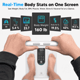 thumbnail image 4 of Arboleaf 8-Electrode Body Fat Scale, High Precision Analyzer Tracks 50+ Metrics, Scale for Body Weight, with BMI, Body Fat, Muscle Mass, Full Body Composition Analyzer, 4 of 11