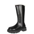 thumbnail image 2 of Womans Boots Winter Women Thickened Fleece Knee High Long Boots Chunky Heel Versatile Thick-Soled Warm Snow Boots for Casual Outdoor, 2 of 9