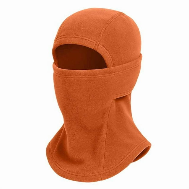 Face Mask for Cold Weather, Mens Thermal Full Face Cover, Solid Color, Windproof Headwear