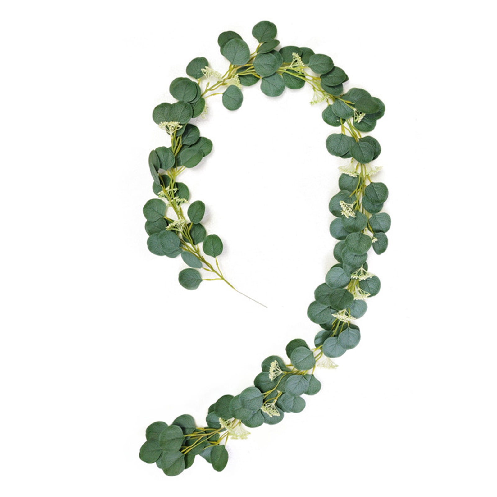 Faux Garland Vines Leaves with Willow Leaves for Wedding Arch Backdrop Decor