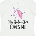 thumbnail image 4 of Inktastic Godmother Loves Me Unicorn Girls Girls Toddler T-Shirt, 4 of 5