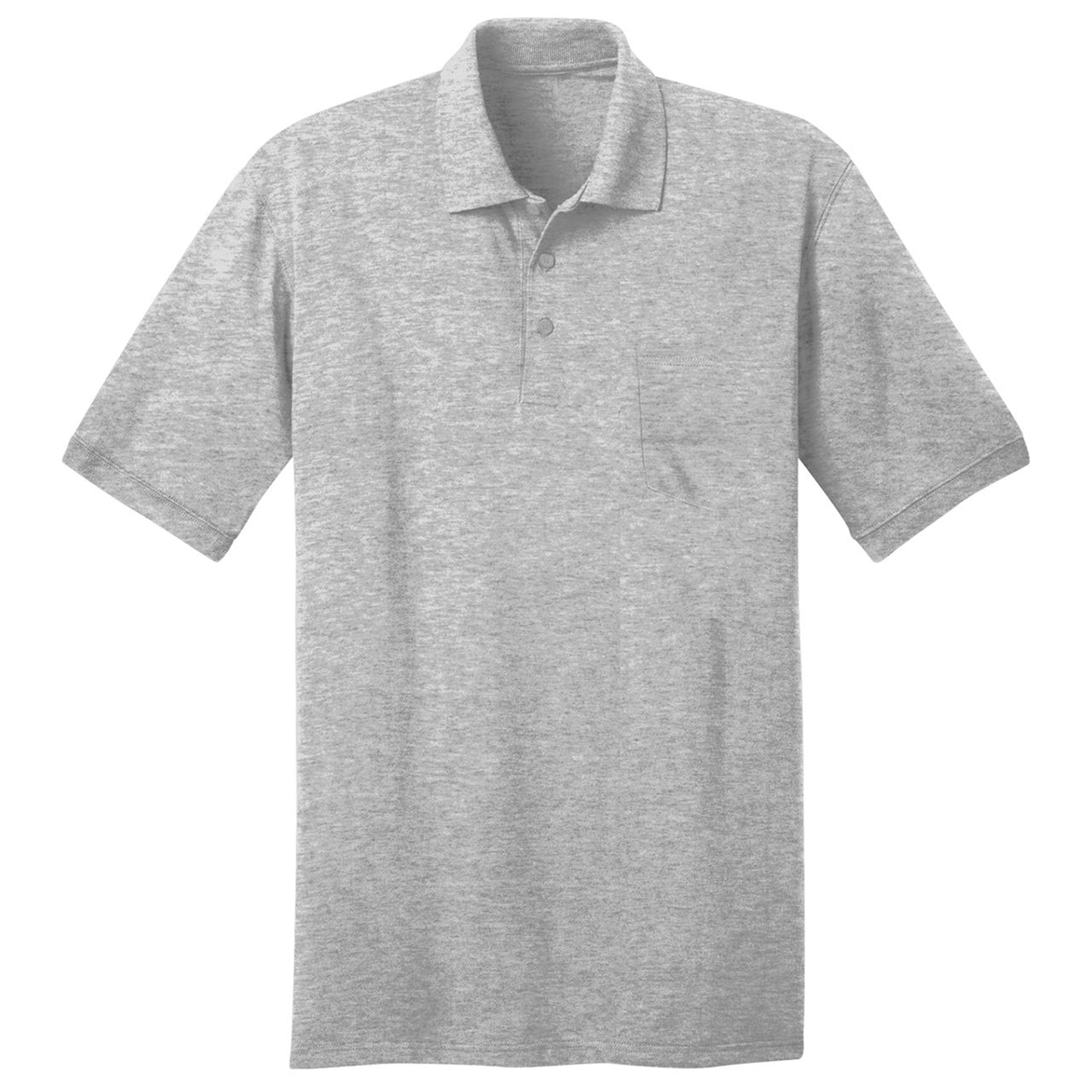 Port Company Port Company Men S Comfortable Knit Pocket Polo
