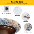 thumbnail image 3 of Elastic Fitted Round Tablecloth, Blue Starfish Coastal Waterproof Stretch Table Cover for 55"-60" Tables, Eucalyptus Summer Nautical Shell Washable Outdoor Tablecloths for Patio, Picnic, Camping, 3 of 9