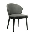 thumbnail image 3 of Juno Charcoal Fabric and Black Wood Dining Side Chairs - Set of 2, 3 of 8