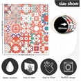 thumbnail image 3 of Mexican Talavera Red Dishwasher Magnet Covers for The Front Magnetic Dishwasher Decorative Cover Home Cabinet Decals 23" x 26" Refrigerator Door Decor, 3 of 6