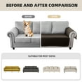 thumbnail image 4 of Sanmadrola 100% Waterproof Sofa Anti Slip Couch Covers Machine Washable Furniture Covers Leakproof Sofa Slipcover for Dogs, Children, Pets, Brown, Loveseat Oversize, 4 of 9
