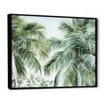 thumbnail image 2 of Designart "Palm Trees By The Beach III" Palms & Palm Trees Floater Framed Canvas Art Print, 2 of 5