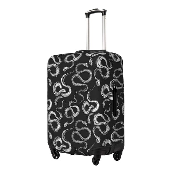 Balery Snake Funda de equipaje, fundas para maletas, elástica, lavable, protector de maletas, compatible con maletas de 18 a 32 pulgadas-Large