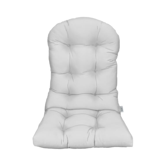 RSH DECOR: Tufted Adirondack Cushion | Sunbrella Performance Fabric | Canvas White