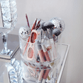 thumbnail image 4 of Impressions Vanity Rotating Acrylic Makeup Organizer, Spinner Compartments Countertop Display Case, 4 of 4