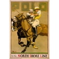 thumbnail image 2 of Oscar Rabe Hanson 11x14 Black Ornate Wood Framed Double Matted Museum Art Print Titled: Polo, by the North Shore Line (1923), 2 of 5