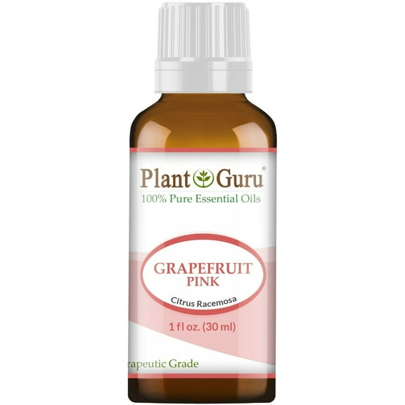 Pink Grapefruit Essential Oil 30 ml. 100% Pure Natural Undiluted Therapeutic Grade Cold Pressed From Fresh Grapefruit Peel, Great for Aromatherapy Diffuser, Relaxation and Calming, Natural Cleaner.