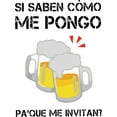 thumbnail image 2 of Men's Humorous Spanish Quote T-Shirt - Soft Cotton Crew Neck Tee with Beer Mug Graphic Slogan - Casual Short Sleeve Shirt for Beverage Lovers, ideal Gift, all-Season Comfort, Beer accessories, 2 of 7