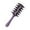 Purple, variant on Curly Styling Comb with Extended Bouncing Teeth for Gentle Detangling and Scalp Massage Ideal for Daily Hair Care and Smooth Styling Results