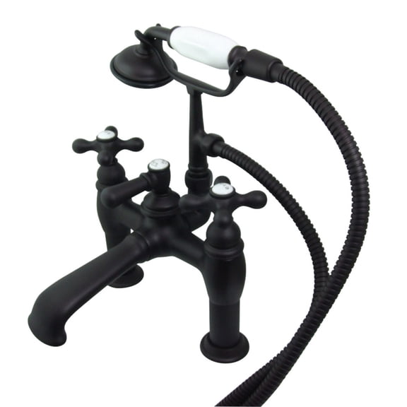 Kingston Brass CC609T5 7" Deck Mount Tub Filler,w/Ha CC609T5