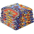 thumbnail image 4 of Dreamtimes Mexican Talavera Ceramic Tile Pattern Kitchen Towels Set of 1,Super Soft and Strong Absorption Dish Towels,Multifunctional Table Towels,Tea Towels, Decorative Towels 28x18in, 4 of 7