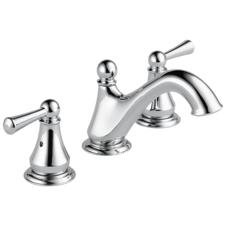 Delta Haywood Two Handle Widespread Bathroom Faucet in Chrome