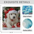 thumbnail image 3 of Diamond Art Kits for Adults - 5d Puppy Santa Hat Christmas Ornaments Diamond Painting for Adults, Diamond Art for Adults Beginners, Diamond Painting Kits for Adults for Home Wall Decor, 3 of 7