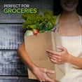 thumbnail image 5 of Stock Your Home Reusable Eco Bags, Kraft Brown Paper, 70 Count, 5 of 7