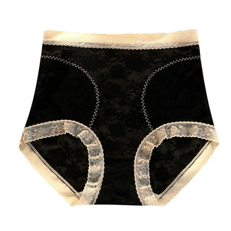 

Sngxgn Women S Underwear Women s Comfort Waistband Microfiber Hi-Cut Black XL