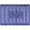 thumbnail image 1 of Ahgly Company Indoor Rectangle Abstract Blue Modern Area Rugs, 5' x 7', 1 of 4