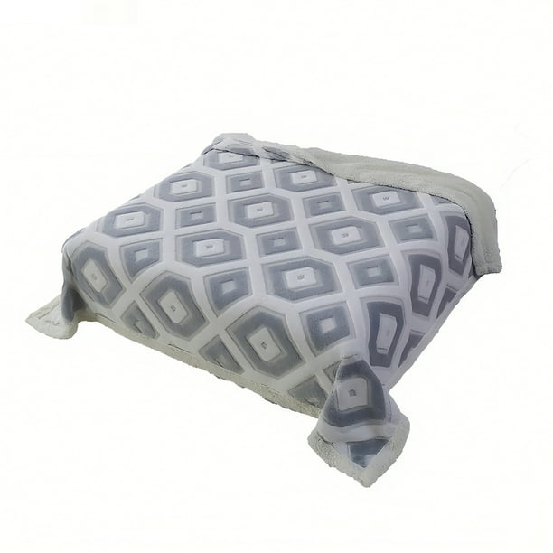 Manta de Piel de Oveja Suave de Doble Capa, Manta Cómoda para Adultos, Sofá Cama, Lavable, Manta Ligera, Cálida Y Adecuada para Todas las Estaciones