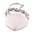 thumbnail image 3 of Jewel Badgley Mischka Womens Bambi Embellished Pointed Toe Slingbacks, 3 of 3
