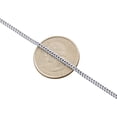 thumbnail image 4 of Real 10K White Gold 3D Hollow Franco Box Link Chain 2mm Necklace 24 Inches, 4 of 5