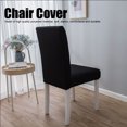 thumbnail image 4 of Chair Cover, Furniture Cover, Polyester Elastic Comfortable Hotel For Home Black,Gray, 4 of 8