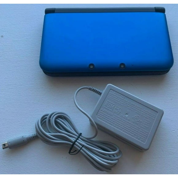 Upgraded! Nintendo 3DS XL Blue Console (New Shell) with Stylus, Charger & 16GB SD Card
