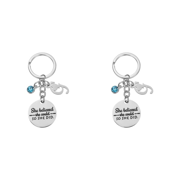 Hemoton 2pcs Heavy Duty Key Rings For Car Keys, Stainless Steel Keychain For Men And Women, Camping Key Ring, Boat Keychains, And Bag Charms