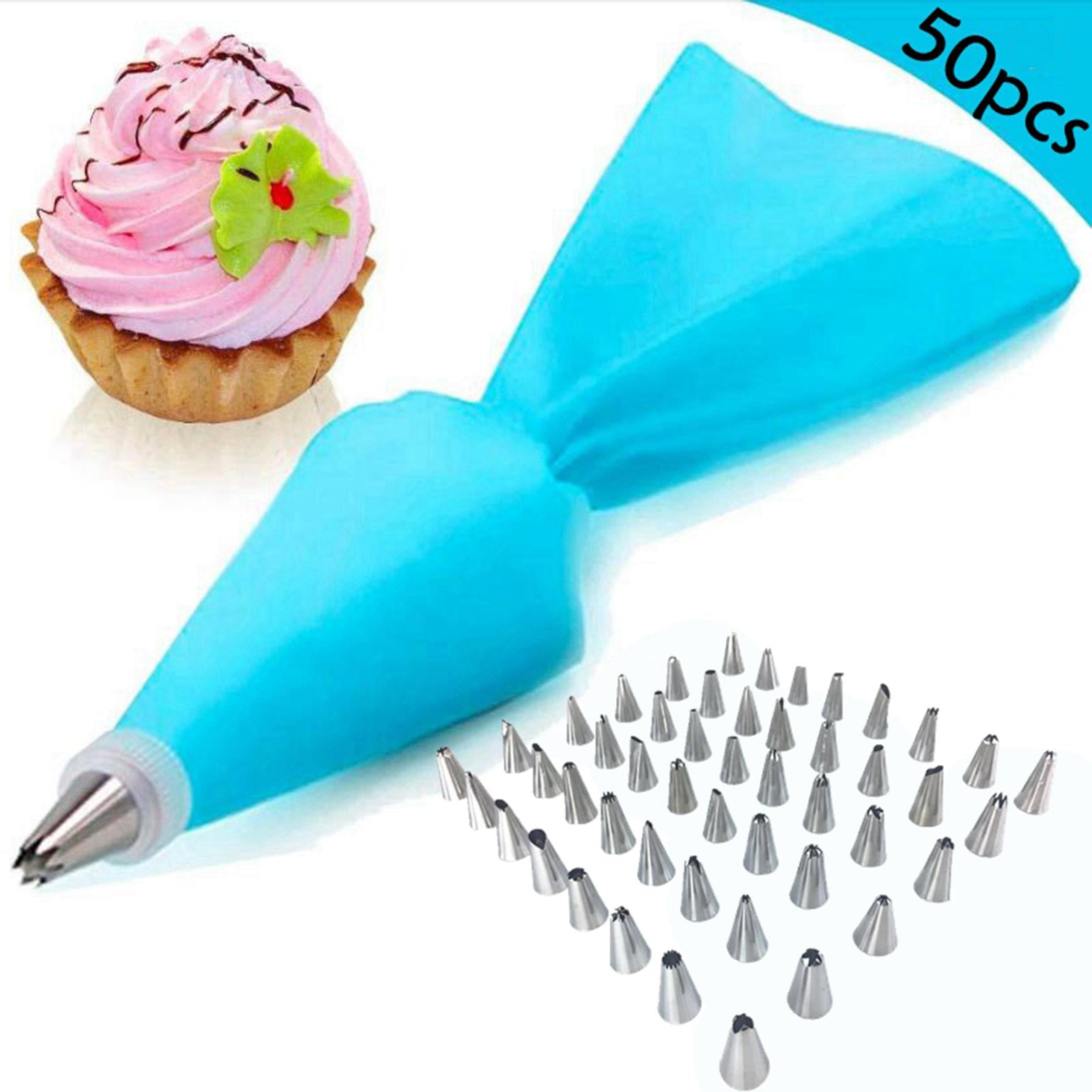 Pastry Frosting Piping Bags Nozzle Tips Cake Decorating DIY Fondant